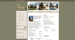 Desktop Screenshot of krty.cz